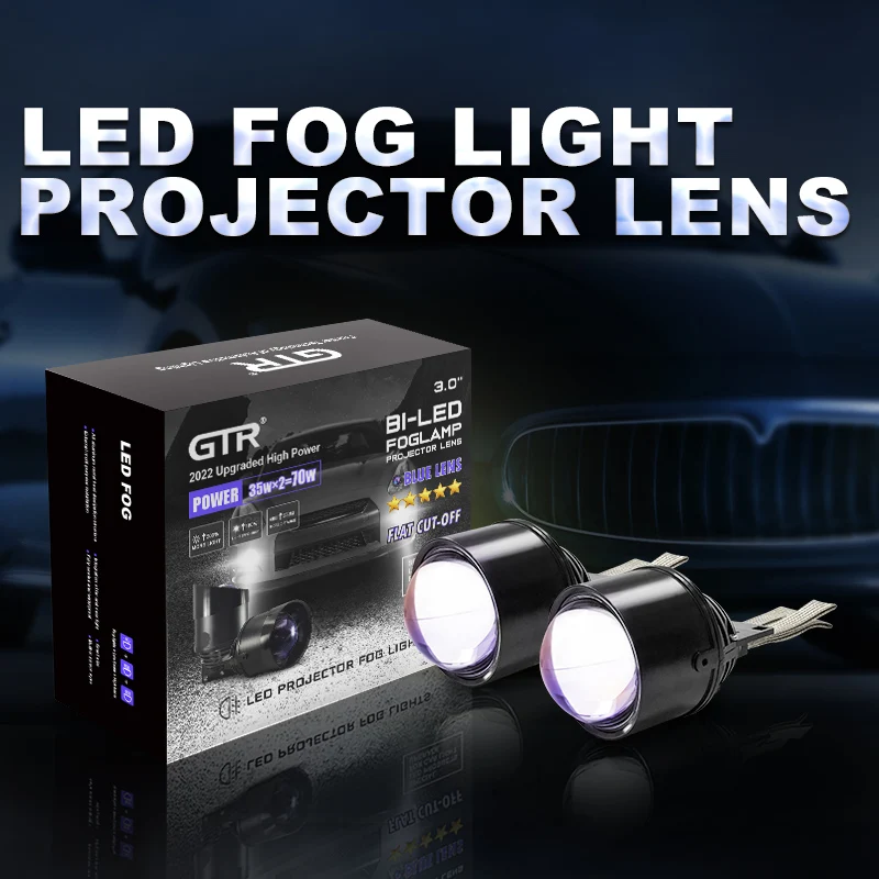 Gtr Ws Led Fog Lamp Bifocal Lens K K Waterproof Fog Lamp Projector Fog Lamp For Car