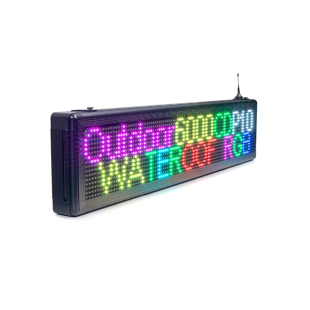 Outdoor P5 Rgb Running Text Led Banner Board Outdoor Advertising Led Display Scrolling Led Sign Led Signage Display