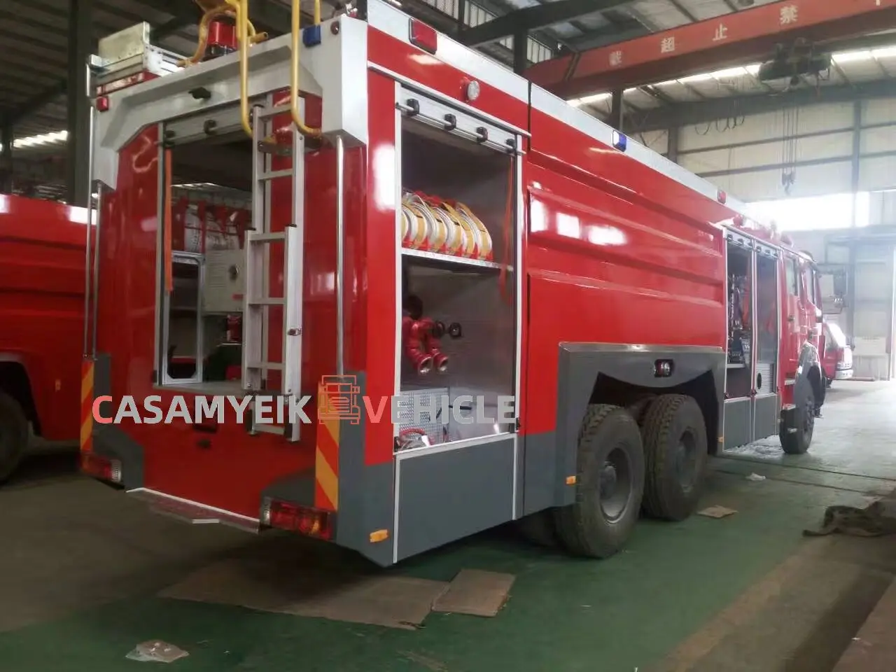 Beiben 6*6 аварийный сухой порошок Пожарная машина спасательный автомобиль для