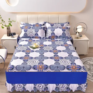 Wholesale Full Size Bedsheets Sets Hotel Bedding Single Bed Skirt