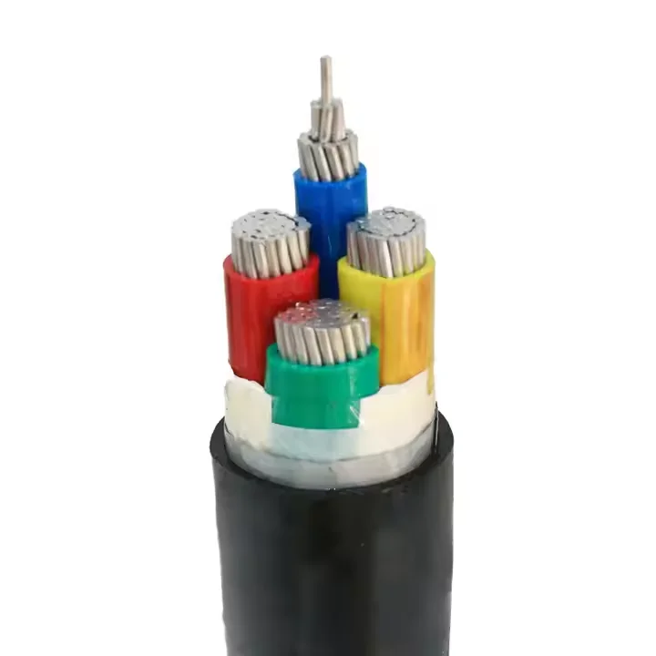YJLV22 4 Core Underground overhead cable Conductor Armored Aluminum Cable 25mm Flame-resistance Control Wire Cables