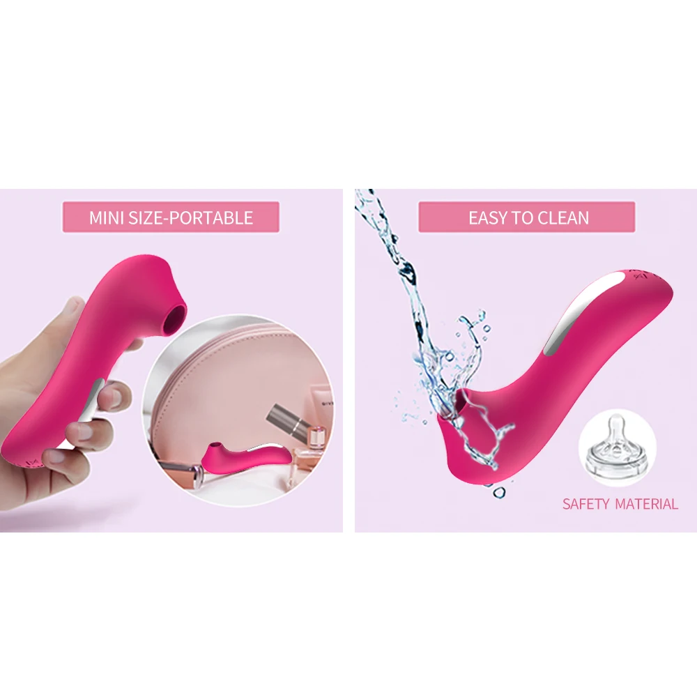 Clit Sucker Vagina Sucking Vibrator Clitoris Stimulator Oral Nipple Sex Toys for Adults 18 Women Masturbator Products