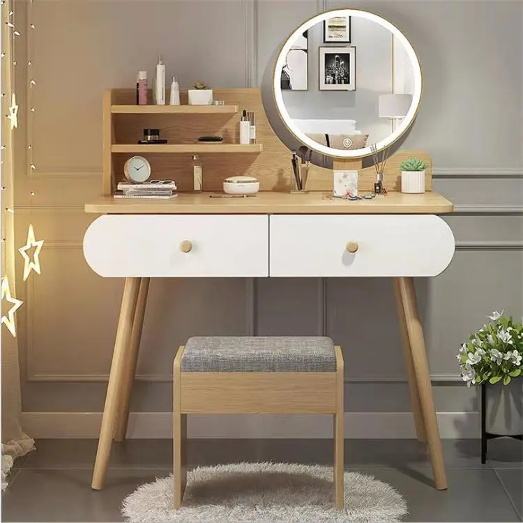 Factory hot sale design furniture makeup dressing table with prices