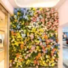 spring weave brocade-colorful mixed-style mall flower wall