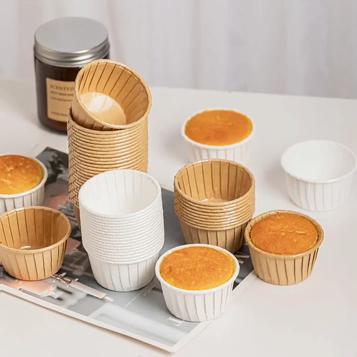 Pabrik Penjualan Langsung 100 Buah Per Kantong Kertas Souffle Cangkir