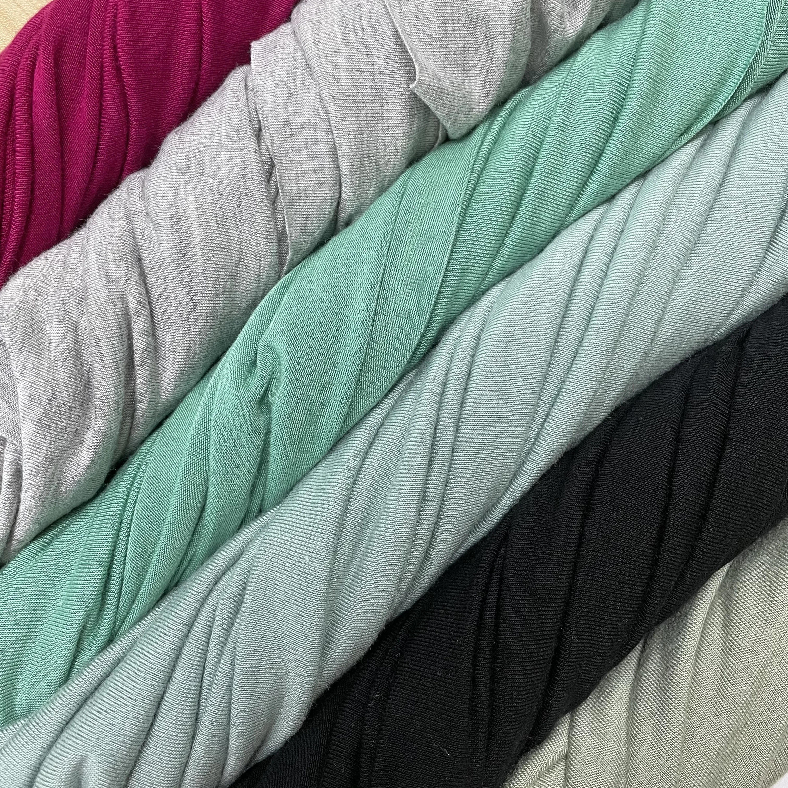 limited-time specials plain stretch jersey fabric knitted soft