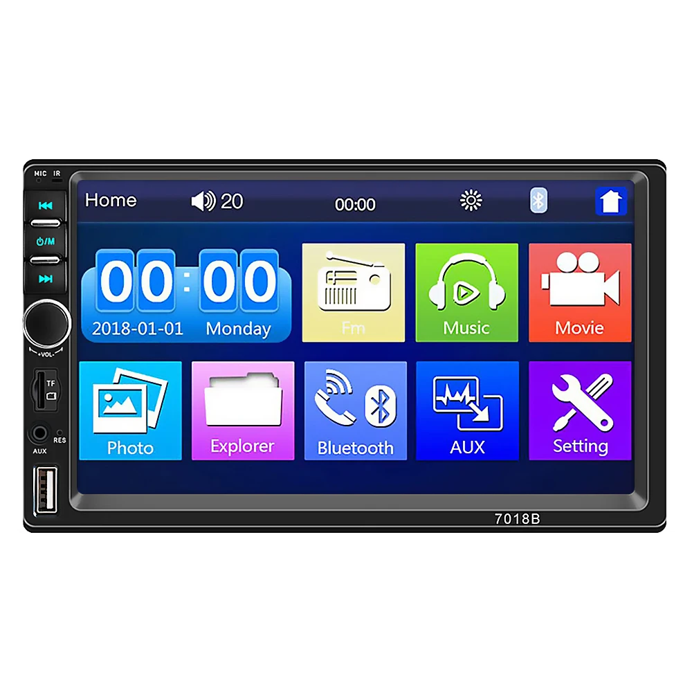 Double Din Car MP5 Player 2 Din 7 Inch AutoRadio MP5 Video USB Audio Mirror Link Car Stereo MP5 Player