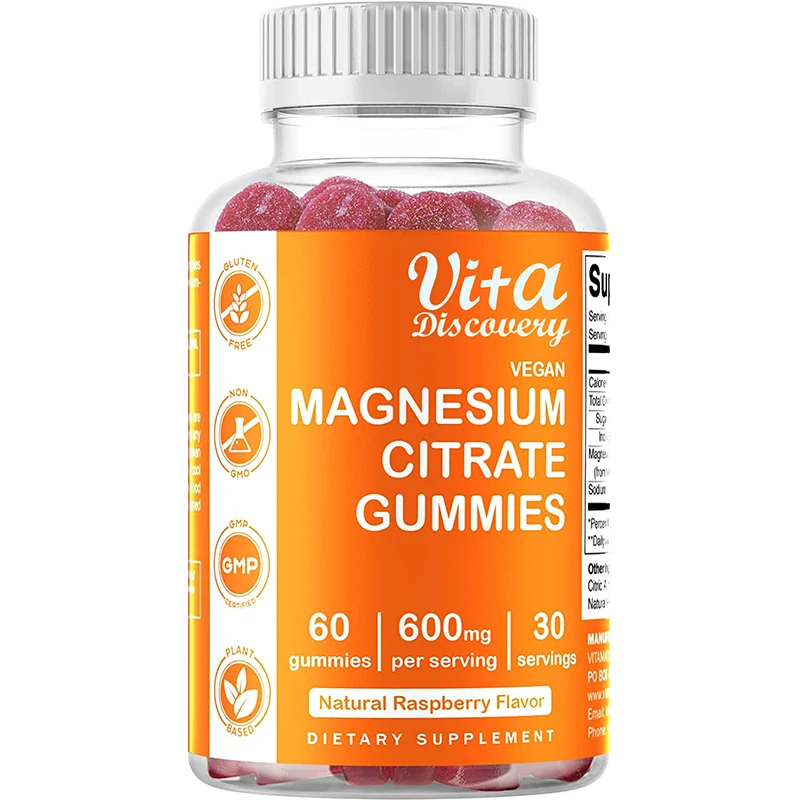 Magnesium Citrate Gummies Magnesium Glycinate Malate & Citrate Muscle
