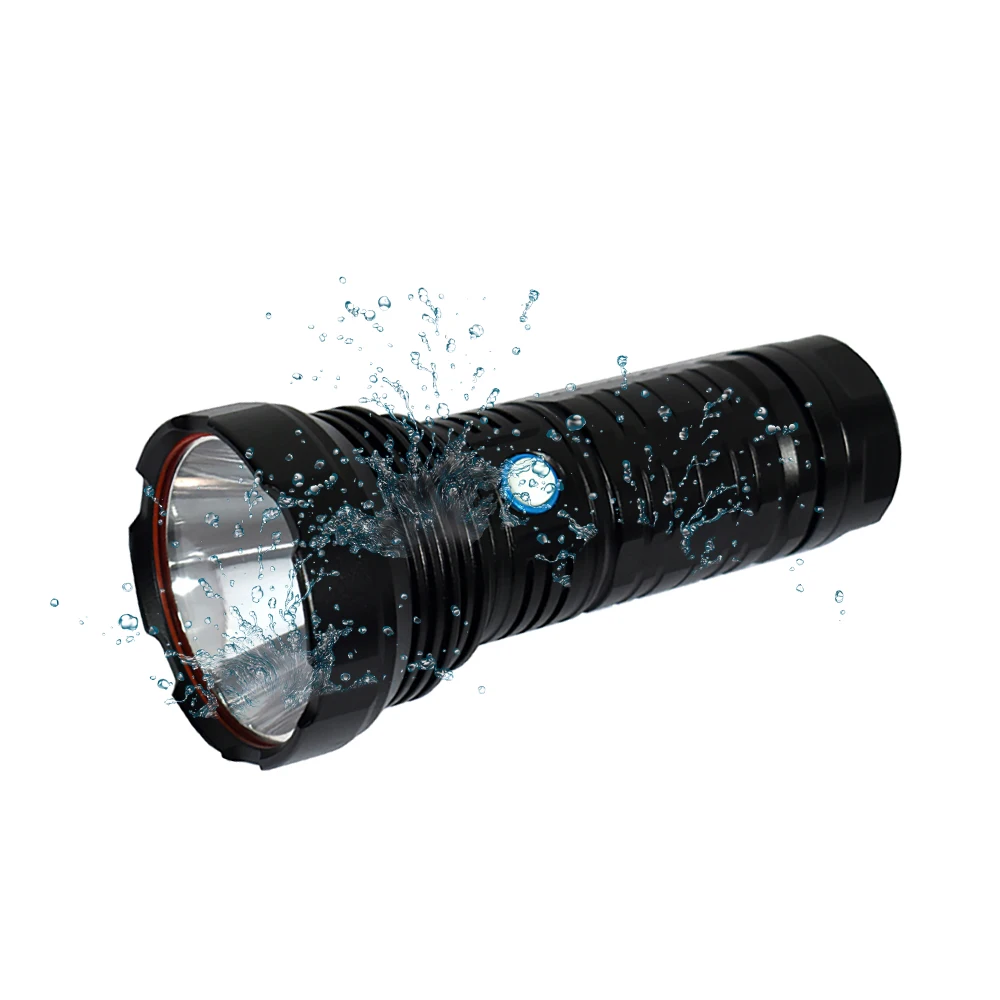 Modern Plastic GLOBEAM - 360 Black LED Flash Light Torch, Battery