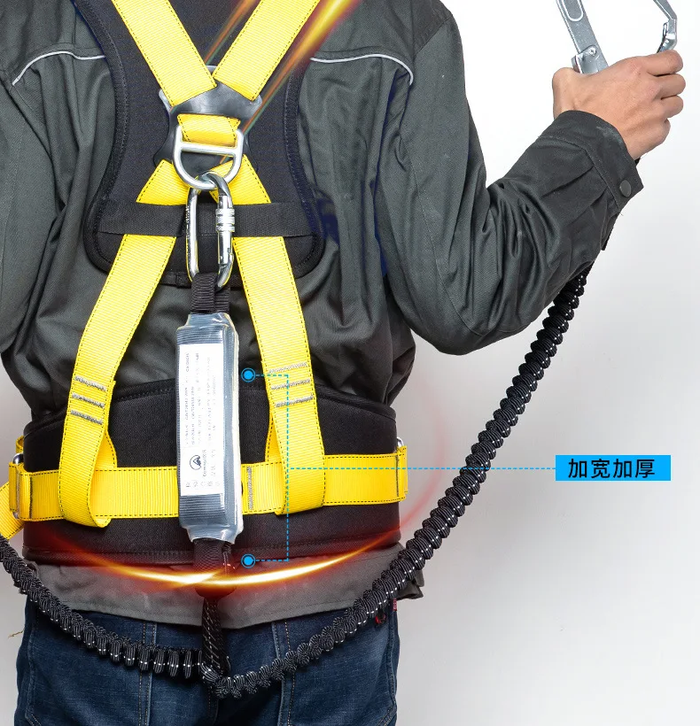 demi corps ceinture de sécurité pour travailler en hauteur norme nationale  de prévention des chutes corde costume pour chantier de construction