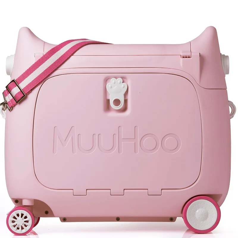 MuuHoo Multi-Function Kids Luggage Case - Cute 20L Portable Ride