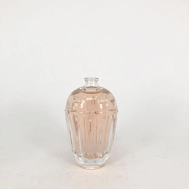 Customized Circular Vertical Stripes 75ml Unicorn Perfume Bottle Glass Bottle Spray Bottle