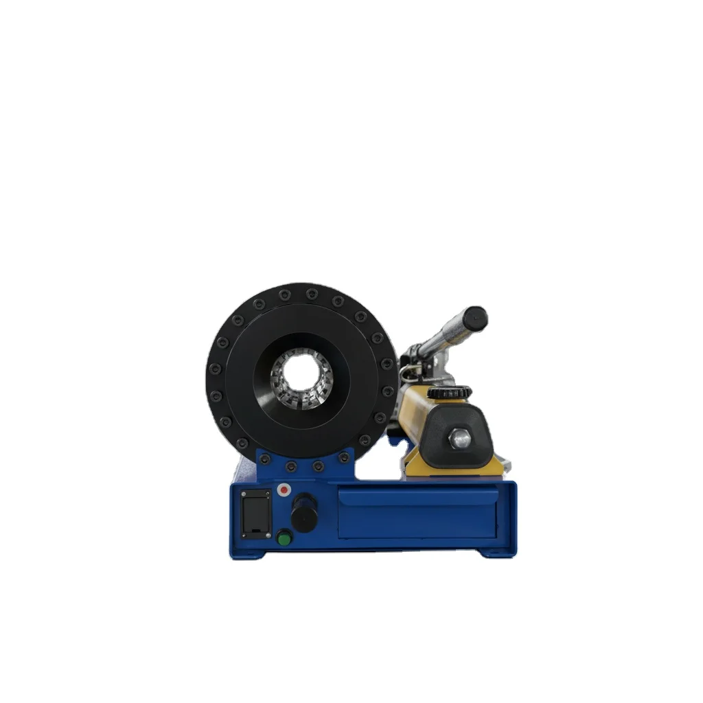 TEBAK  Portable Hydraulic Hose Crimper 1/8 - 1 Inch 2SN Manual Hydraulic Crimping Tool - Extendable for Crimping Hoses