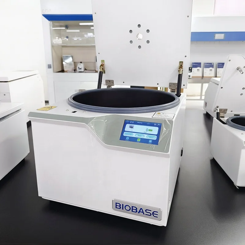 BIOBASE CHINA Low Speed Centrifuge 6000rpm 5-inch LCD Touch Screen Table Top Low Speed Centrifuge for Lab