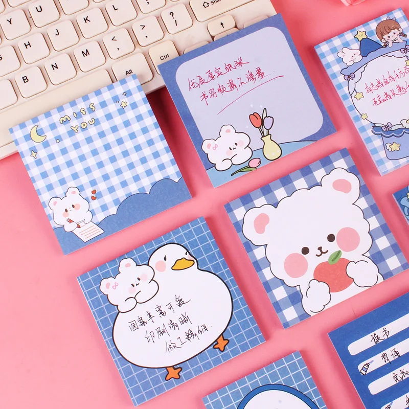 Kawaii cartoon memo pad/ S characters memo pad – ChocoStationery