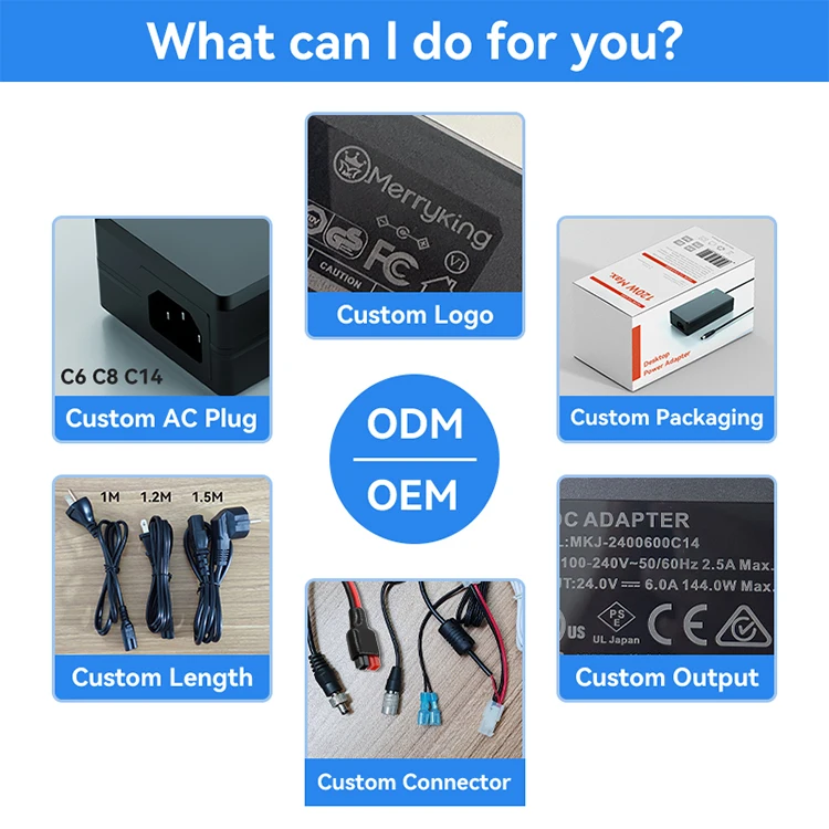 OEM Factory Low Price 12V 10A Power Adapter 5.5 2.1MM 24V Power Supply AC DC Power Adaptor  with KC Certificates factory