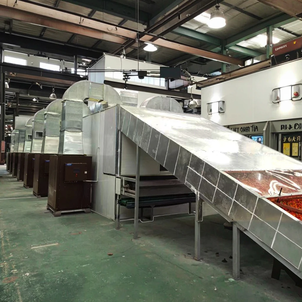 Customizable Industrial Mesh Belt Dryer Machine Rotary Equipment for Food Processing Drying Tea Leaves Forage Grass Powder