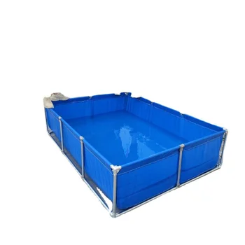 Factory Custom Size Farming Geomembrane System Foldable Pond Fish Tank Materials Pvc Tarpaulin