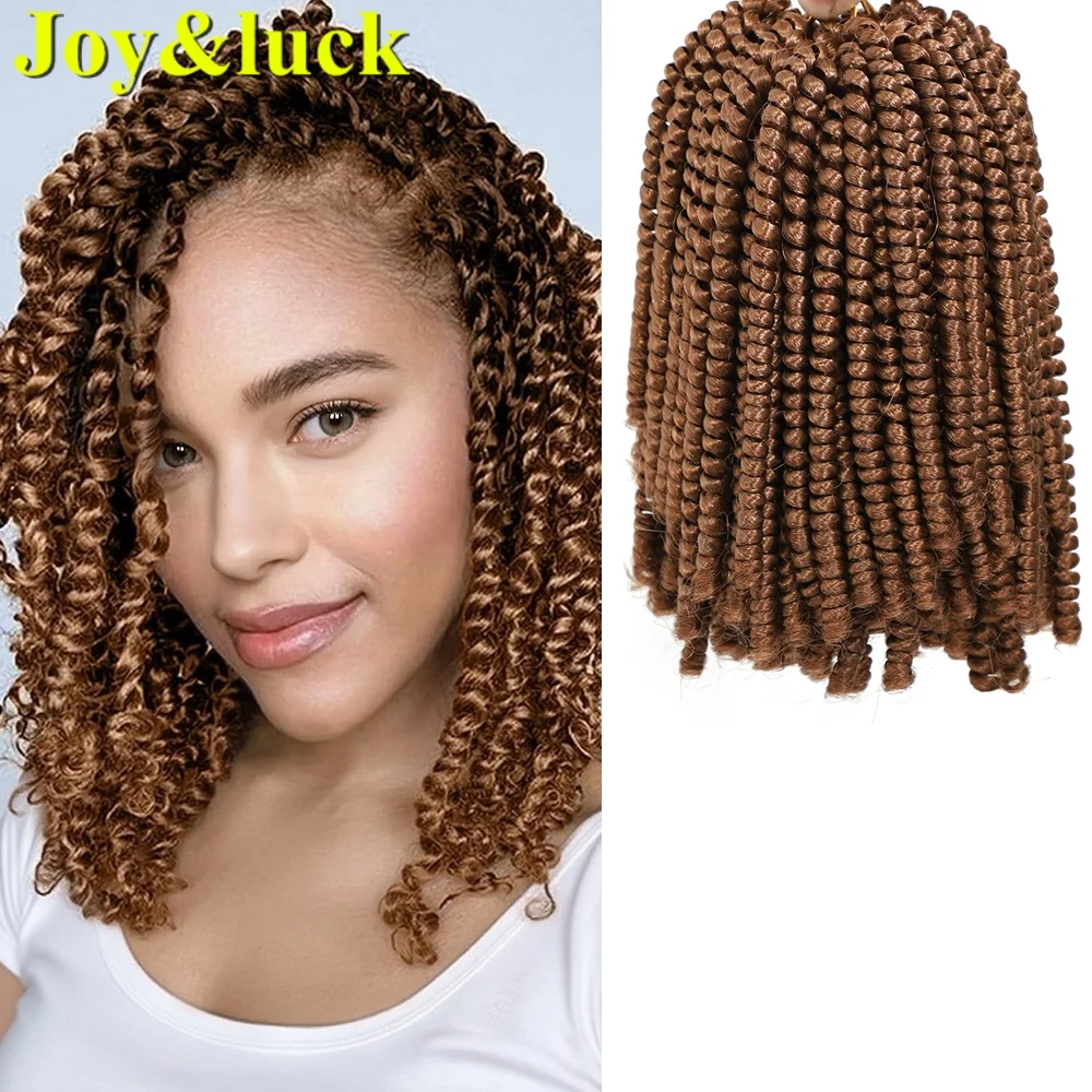 Wholesale Price 8-Inch Spring Twist Crochet Braids - Short Curly