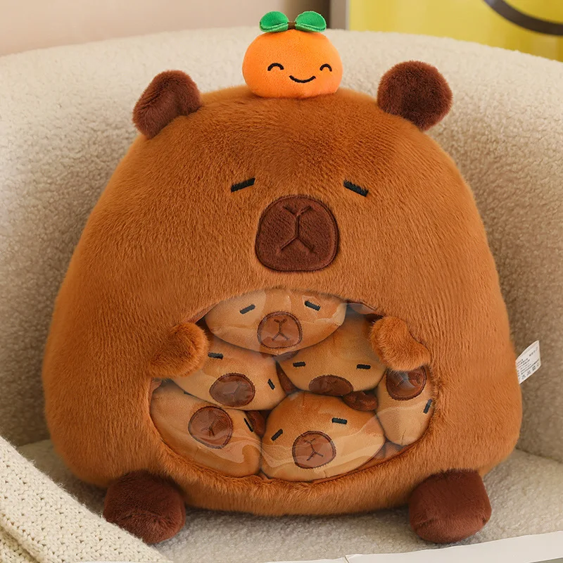 Capybara Snack Pillow Adorable Plush Toy for All Ages