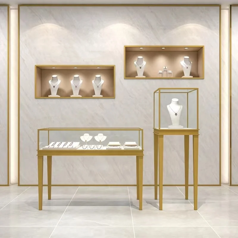 2026 Trendy Hot Selling Luxury Boutiques Buyers' Shops Second-hand Shops Brand Stores Display Cabinet Stand Shelf Sales showcase