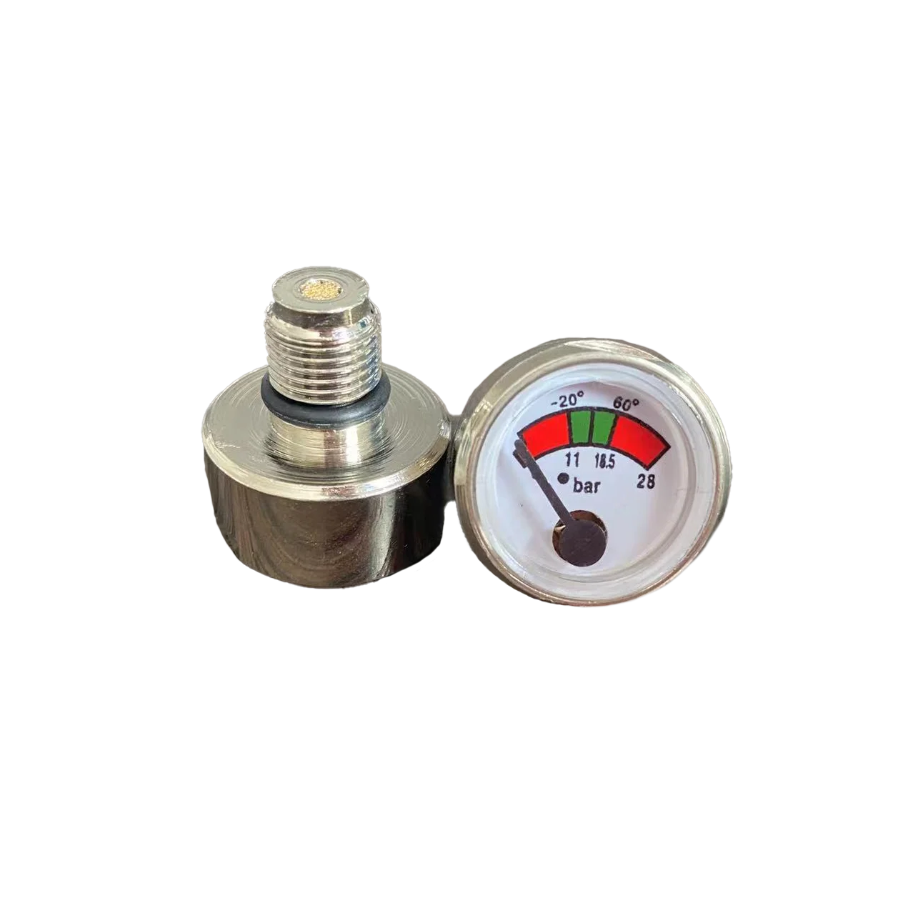 Spring Pressure Indicator Spring Pressure Gauge/23mm Bourdon Tube Pressure Gauge For Fire ...