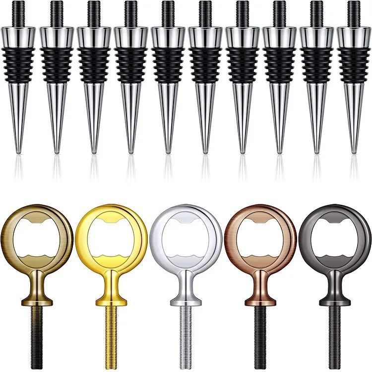 Blank Bottle Stopper Stainless Steel Classic Bottle Stopper With