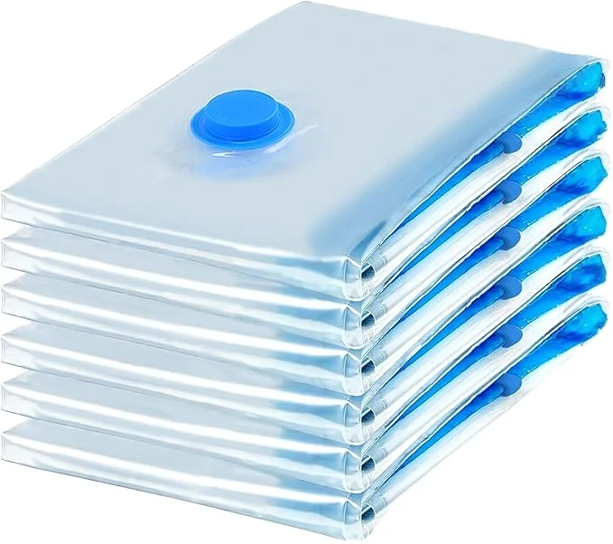 Factory-Direct Sale Classic Design Vacuum Storage Bags for Daily Clothes and Quilts Equipped with Hand Pump Set