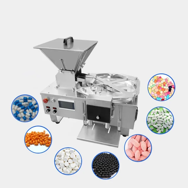 Semi Automatic Tabletop Candy, gummy Capsule Counter Counting Machine For Manufacturer
