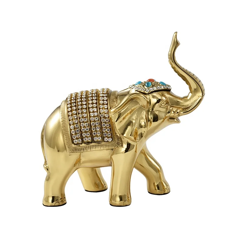 Details about   Brass elephant sculpture india figurine home decor wild animal 7" 