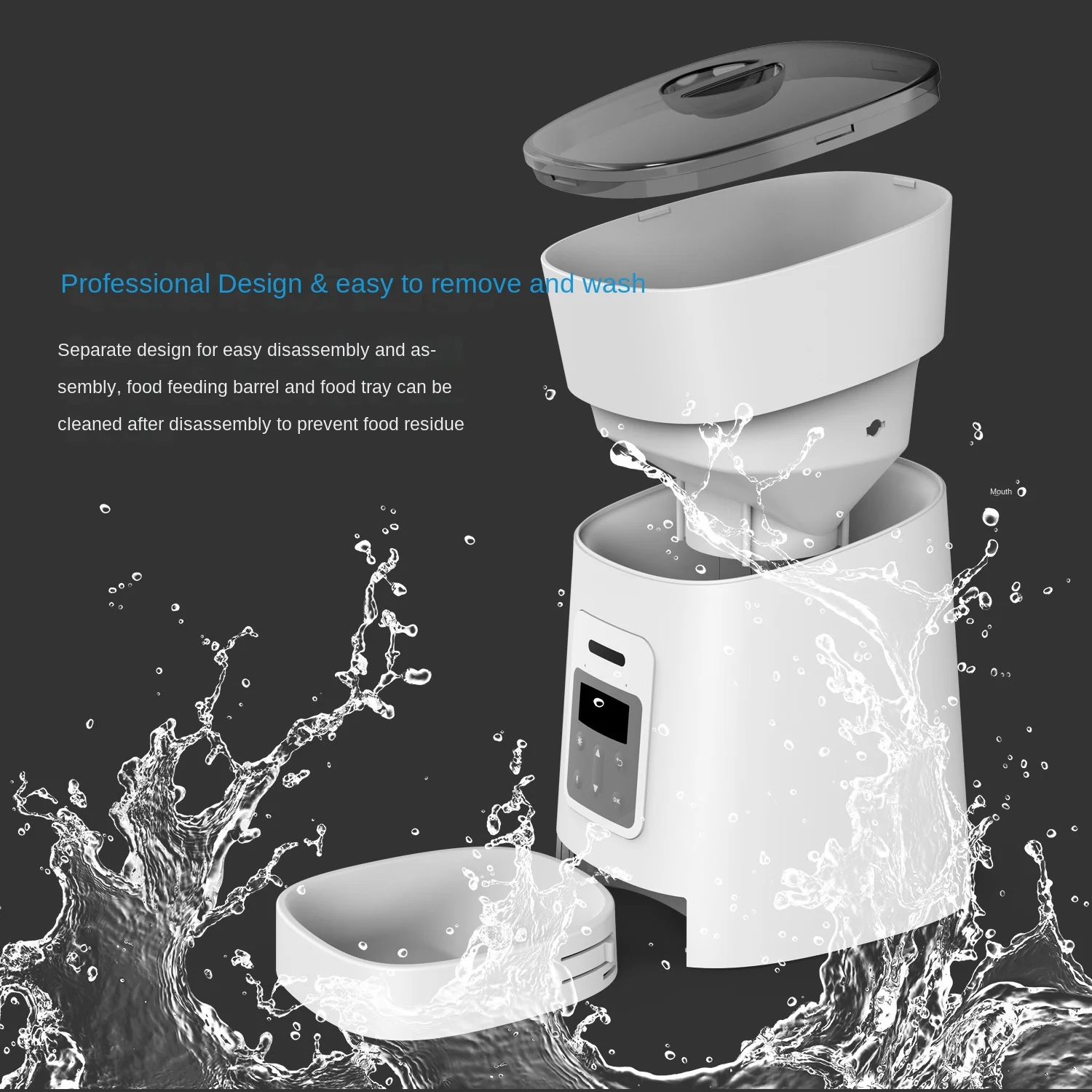 Smart Automatic Auto App Pet Feeder Comedero Alimentador Para Perro