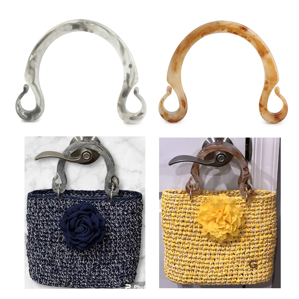 U-shaped Acrylic Resin Hook Bag Handle Durable Stylish
