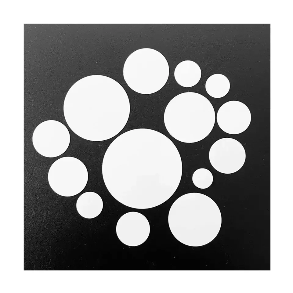 Aluminium Sublimation Blank Disc Round Sublimation Metal Sheet Necklace Blanks Disk for Jewelry Pendants Insert