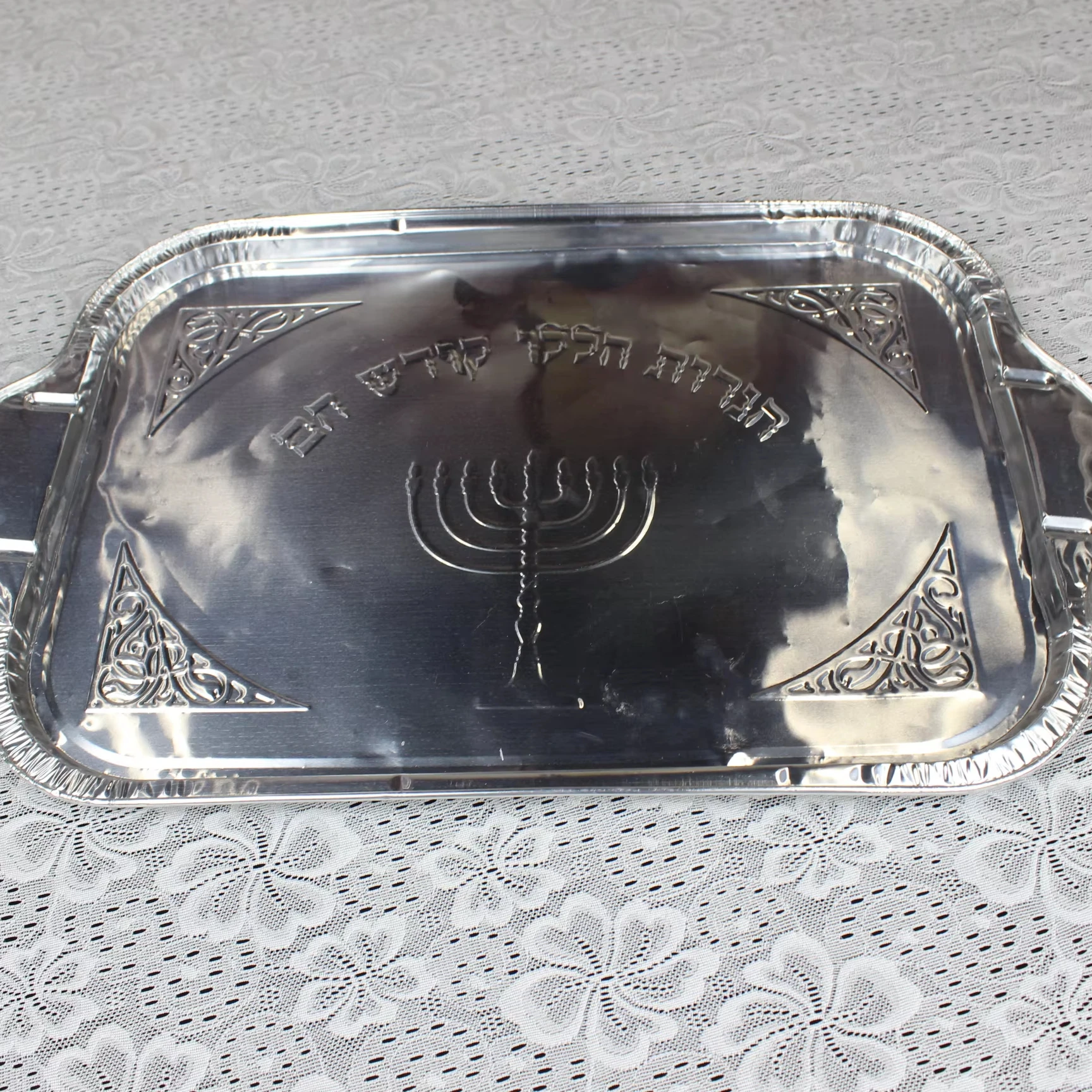 TIA CB51 Stackable for Space Saving Rapid Heat Dissipation Take Away Oven Safe Food Aluminium Foil Container Food with Lid