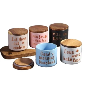 wholesale candle jars with wooden lids supplier