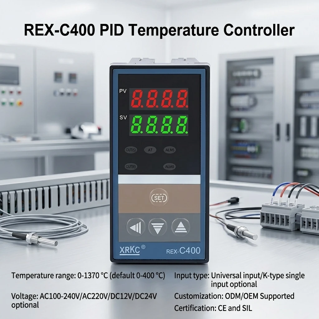 XRKC REX-C400 M*AN ODM/OEM PID Thermostat Industrial Digital Smart Temperature Controller for Packaging Sealing Machine