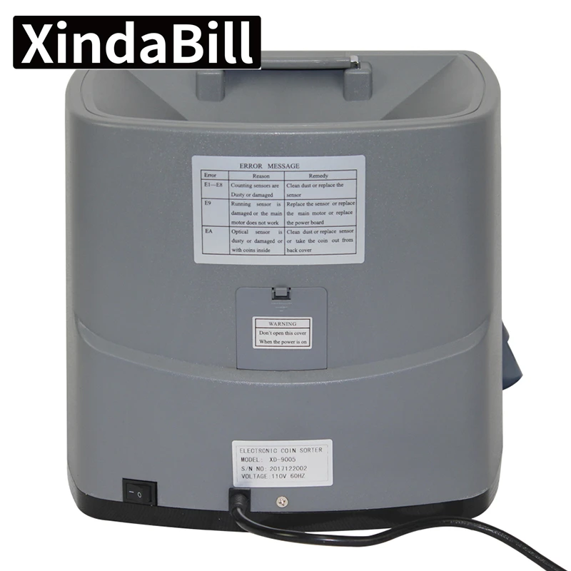 Xindabill XD-9005 Professional USD Coin Counter Machine 