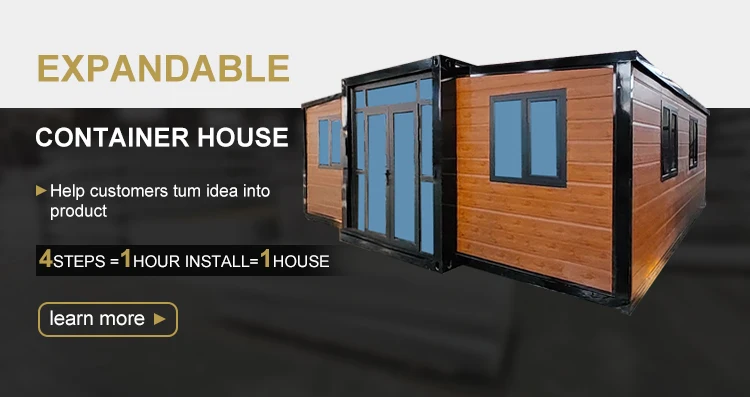 Wholesale Price Expandable Container House Portable Steel Tiny Villa ...