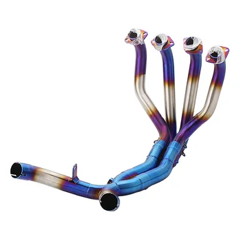 For Kawasaki Z1000 System Escape Slip On Front Tube Link Pipe Connect Original full Motorcycle Exhaust System