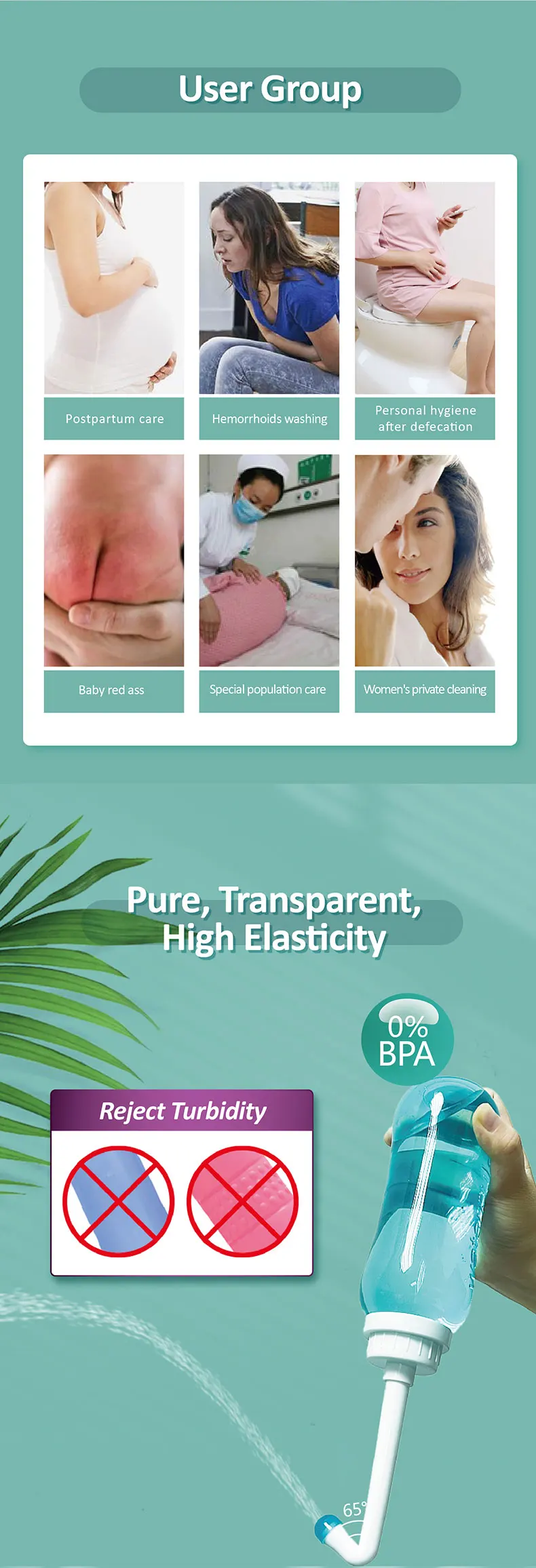 Waterpulse Wholesale Feminine Hygiene Products Portable Travel Bidet