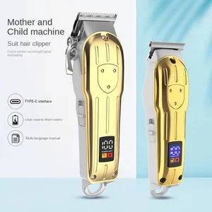 New Digital Display for Amazon Men's Electric Hair Clippers Mother Oil Head Carving Manufacturer's Wholesale USB Power Source