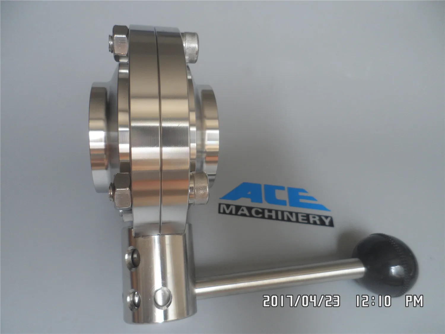 Ace Ss304 Sanitary Grade Threaded Butterfly Valve With Multi Position ...