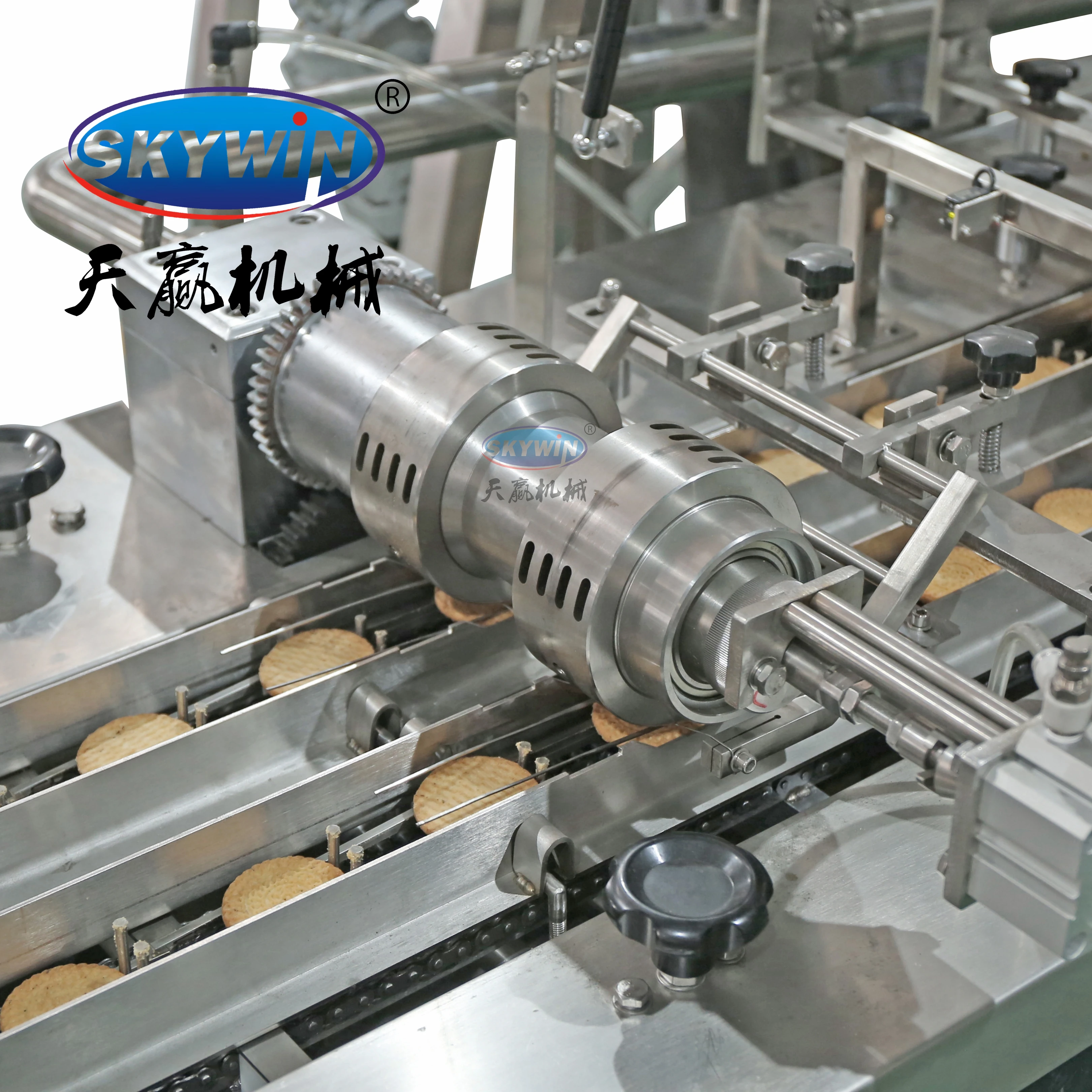 High Quality Biscuit Making Machine for Biscuit Chocolate Cream Sandwich Machine Biscuit Cookies Bakery Snack Food Factory
