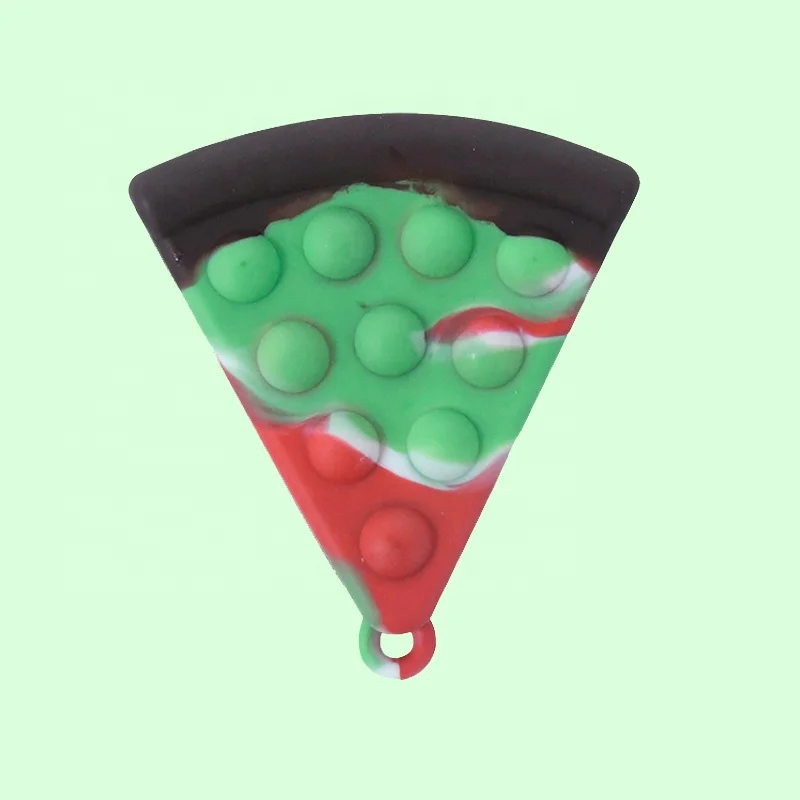 Силиконовая пузырьковая игрушка-антистресс для пиццы C сенсорные игрушки-непоседы детей и взрослых снятие стресса силиконовая сжимаемая игрушка