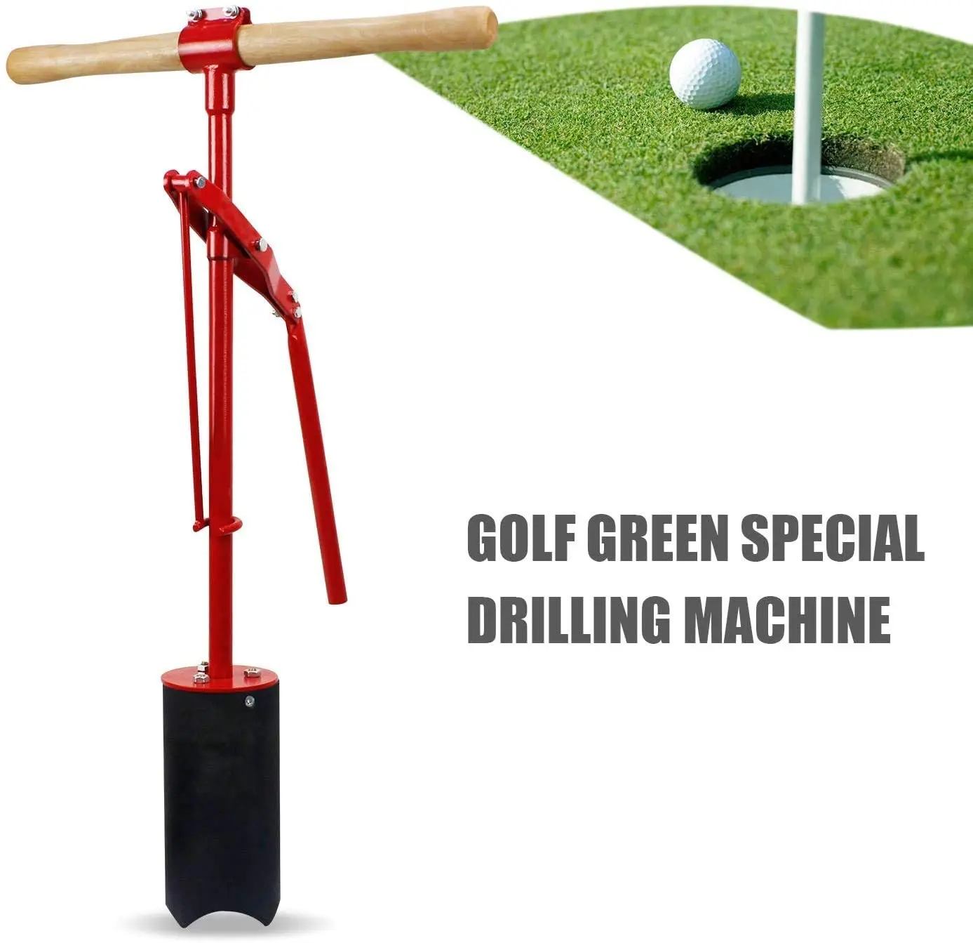 Golf Hole Cutters Hand Foot Hole Cutter With Sharp Blade Golf Green