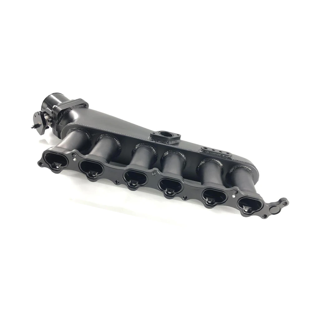Custom All Popular Sizes Engine 6061 Aluminium Intake Manifold 90mm with Fuel Rail and Throttle Body for Toyota