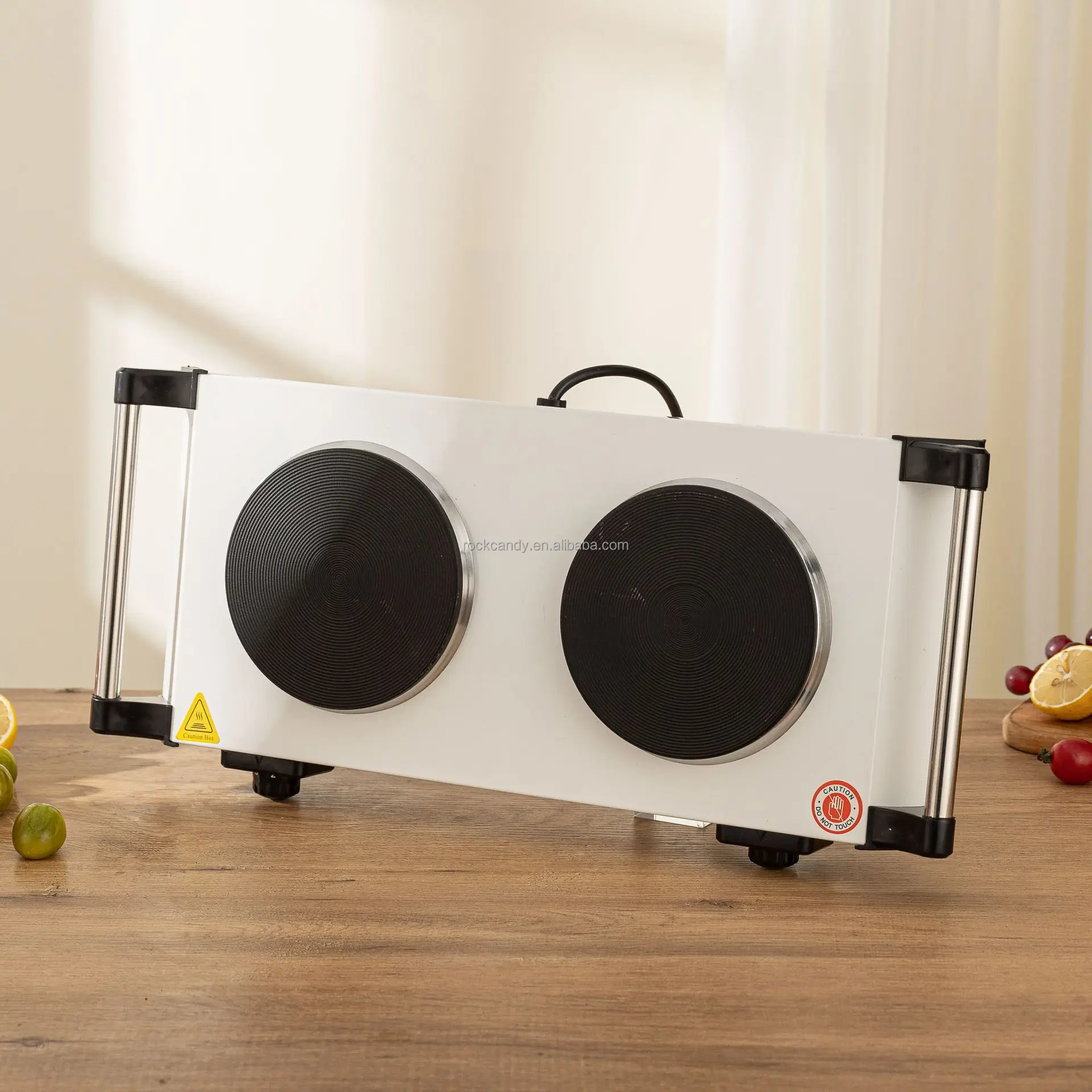 Hot Plate Simple Operation Pattern Cooking 2 Burner Kitchen Electric Cooking Stove Hot Two Plate