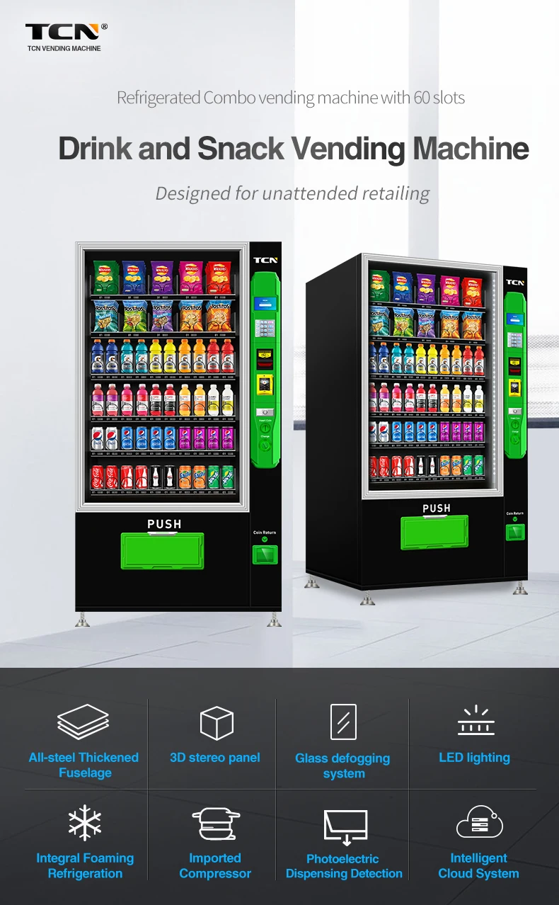 TCN Febo Vending Machine - Efficient Snack & Drink Vending