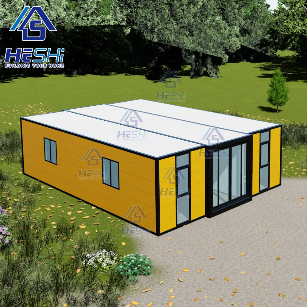 Insulated Prefabricated 40Ft 20Ft Expandable Container House Kitchen ...