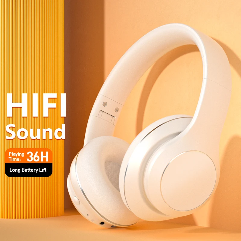 BH15 Nice Design Low Power Consumption ANC Wireless Headphones Bluetooth Earphones Build in Mic Factory Price